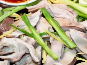 Bao tử hấp hành gừng