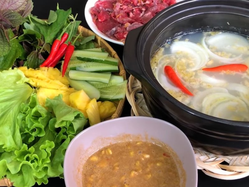 Bò nhúng mẻ