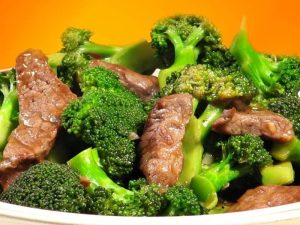 Bò xào bông cải