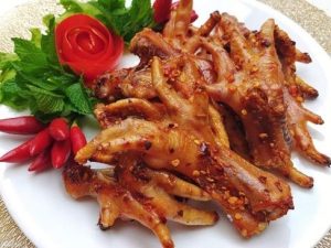 Chân gà nướng muối ớt