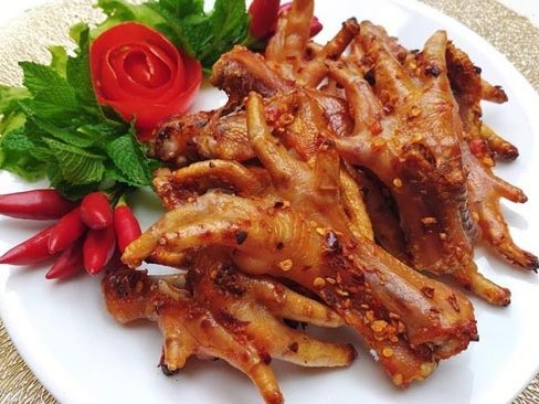 Chân gà nướng muối ớt