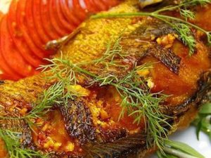 Chép giòn nướng muối ớt