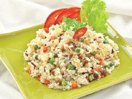 Cơm chiên cá mặn