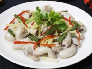Dồi trường hấp gừng