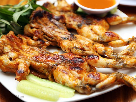 Ếch nướng muối ớt