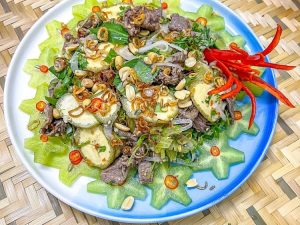 Gỏi bắp bò chua cay
