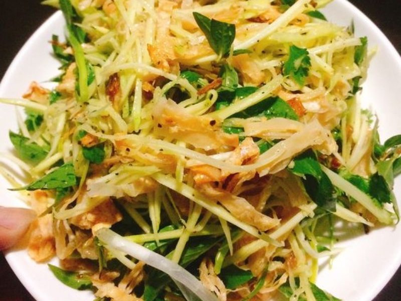 Gỏi xoài khô mực