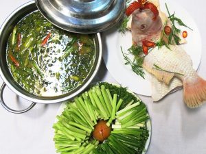 Lẩu cá diêu hồng
