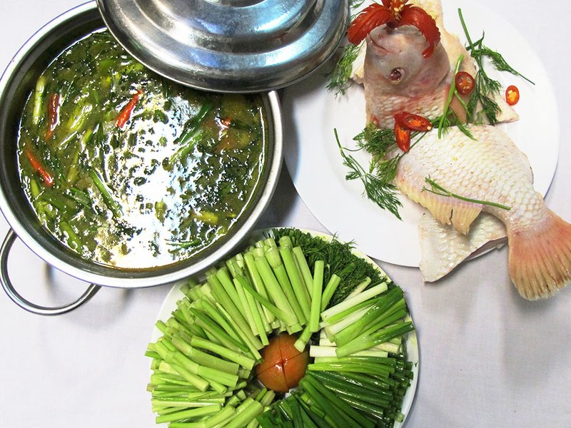 Lẩu cá diêu hồng