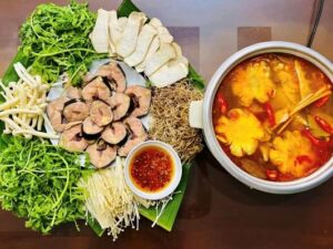 Lẩu cá tầm măng chua