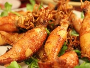 Mực chiên nước mắm