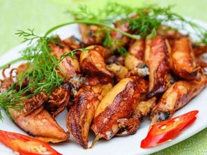 Mực trứng chiên giòn