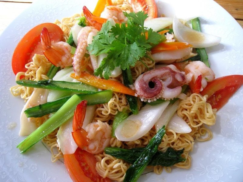 Mỳ xào hải sản