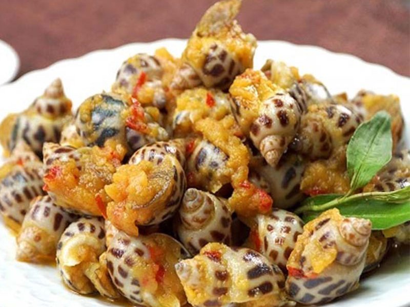 Ốc hương cháy tỏi