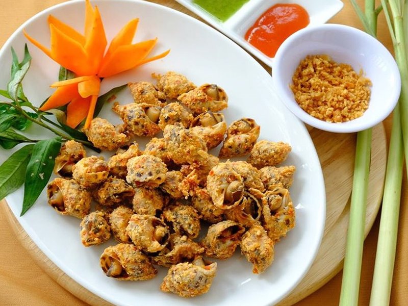 Ốc hương rang muối