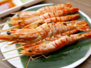 Tôm nướng mọi
