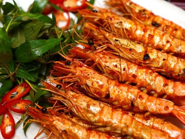 Tôm nướng muối ớt